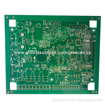High-quality power supply multilayer PCB with 2oz copper, immersion gold and UV, green solder mask